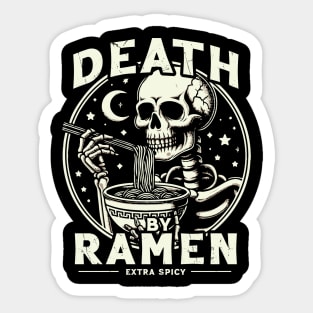 Death By Ramen Sticker